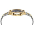Salvatore Ferragamo Sapphire Chrono Blue Dial Two Tone Steel Strap Watch for Men - SFME00521