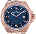 Maurice Lacroix Aikon Limited Edition Blue Dial Blue Leather Strap Watch For Men - AI6008-BRZ01-420-1