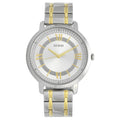 Guess Montauk Silver Dial Two Tone Steel Strap Watch for Women - W0933L5