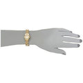 Marc Jacobs Amy Dinky White Dial Gold Steel Strap Watch for Women - MBM3226
