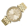 Michael Kors Darci Gold Dial Gold Stainless Steel Strap Watch for Women - MK3216