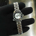 Marc Jacobs Tether Transparent Silver Dial Silver Steel Strap Watch for Women - MBM3416