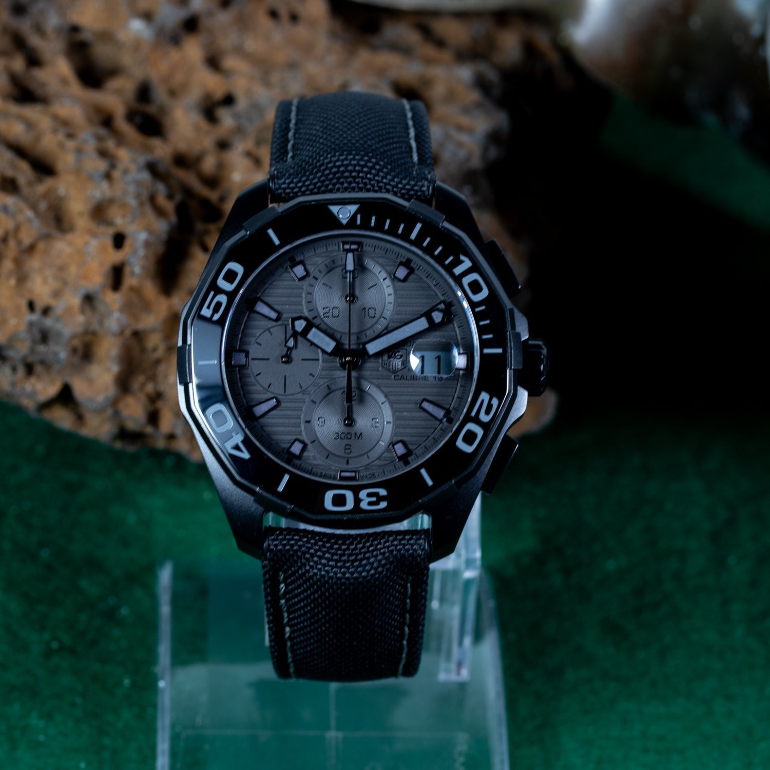 Tag Heuer Aquaracer Grey Titanium Dial Watch for Men - CAY218B.FC6370