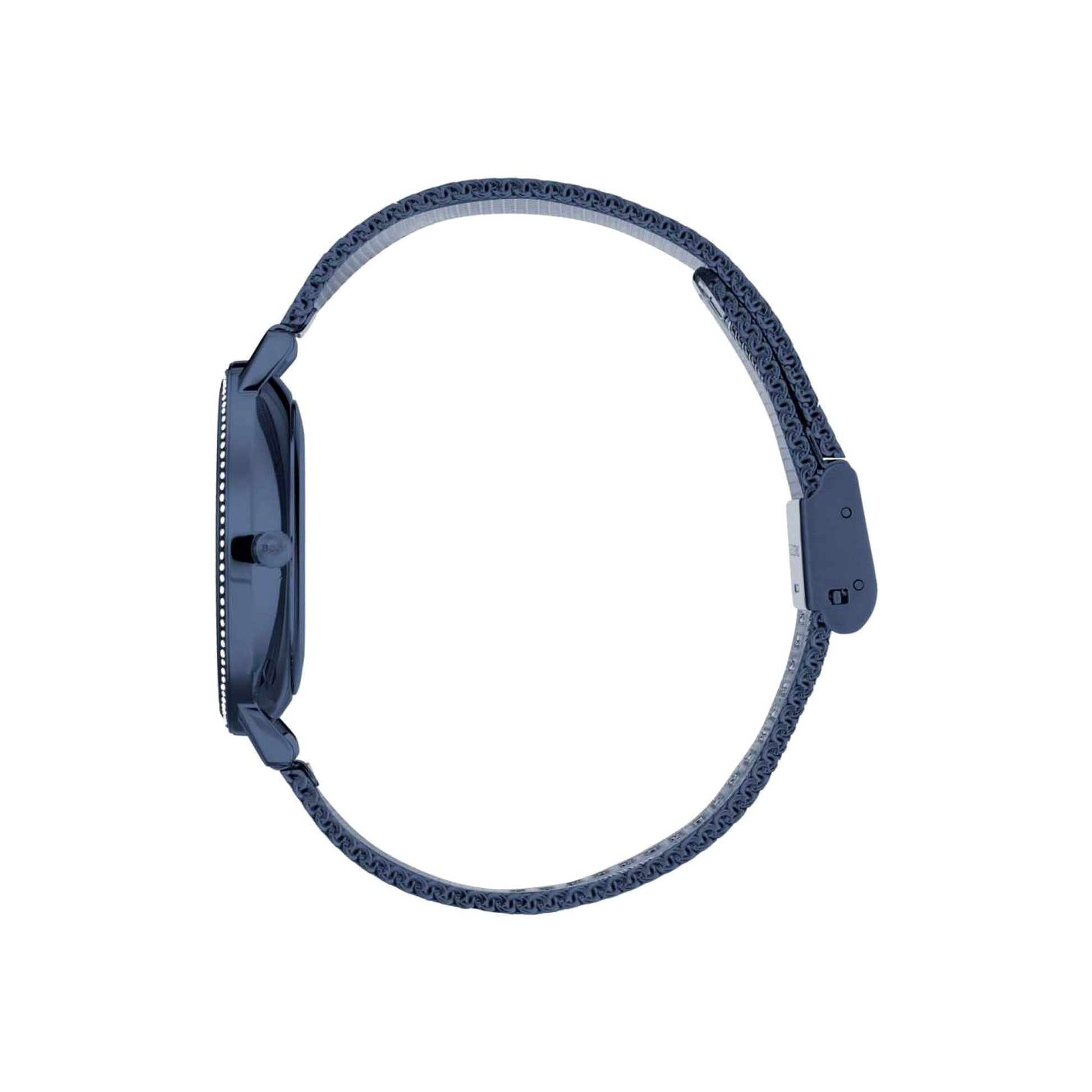 Hugo Boss Infinity Blue Dial Blue Mesh Bracelet Watch for Women - 1502518
