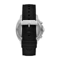 Michael Kors Sullivan Chronograph Black Dial Black Leather Strap Watch For Men - MK8997