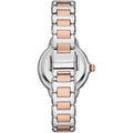 Emporio Armani Three Hand Quartz Mother of Pearl Dial Two Tone Steel Strap Watch For Women - AR11569