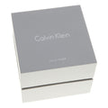 Calvin Klein Snake Silver Dial Yellow Gold Steel Strap Watch For Women - K6E23546