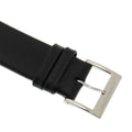Calvin Klein Minimal Silver Dial Black Leather Strap Watch for Men - K3M211CY