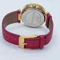 Michael Kors Parker Chronograph White Dial Pink Leather Strap Watch for Women - MK2297