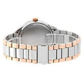 Bulova Crystal Collection Silver Dial Two Tone Steel Strap Watch for Women - 98N100