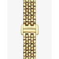 Tissot T Lady Lovely Silver Dial Gold Steel Strap Watch For Women - T058.009.33.031.00