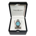 Maurice Lacroix Aikon Automatic Limited Summer Edition Blue Dial Silver Steel Strap Watch For Men - AI6008-SS00F-431-1