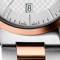 Gucci G Timeless Silver Dial Two Tone Steel Strap Watch For Men - YA126447