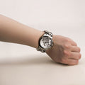 Michael Kors Runway Twist Silver Dial Silver Stainless Steel Strap Watch for Women - MK3149