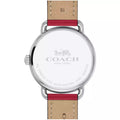Coach Delancey White Dial Red Leather Strap Watch for Women - 14502878