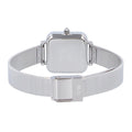 Daniel Wellington Quadro Studio Black Dial Silver Mesh Strap Watch For Women - DW00100522