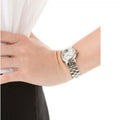 Marc Jacobs Marc Silver Dial Silver Steel Strap Watch for Women - MBM3173
