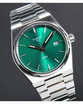Tissot PRX Green Dial Silver Steel Strap Watch For Men - T137.410.11.091.00
