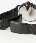 Fossil The Commuter Brown Dial Black Steel Strap Watch for Men - FS5277