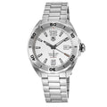 Tag Heuer Formula 1 Calibre 5 Automatic White Dial Silver Steel Strap Watch for Men - WAZ2114.BA0875