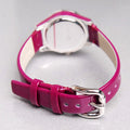Marc Jacobs Blade Red Dial Red Leather Strap Watch for Women - MBM1157