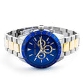 Michael Kors Layton Chronograph Blue Dial Two Tone Steel Strap Watch For Men - MK8825