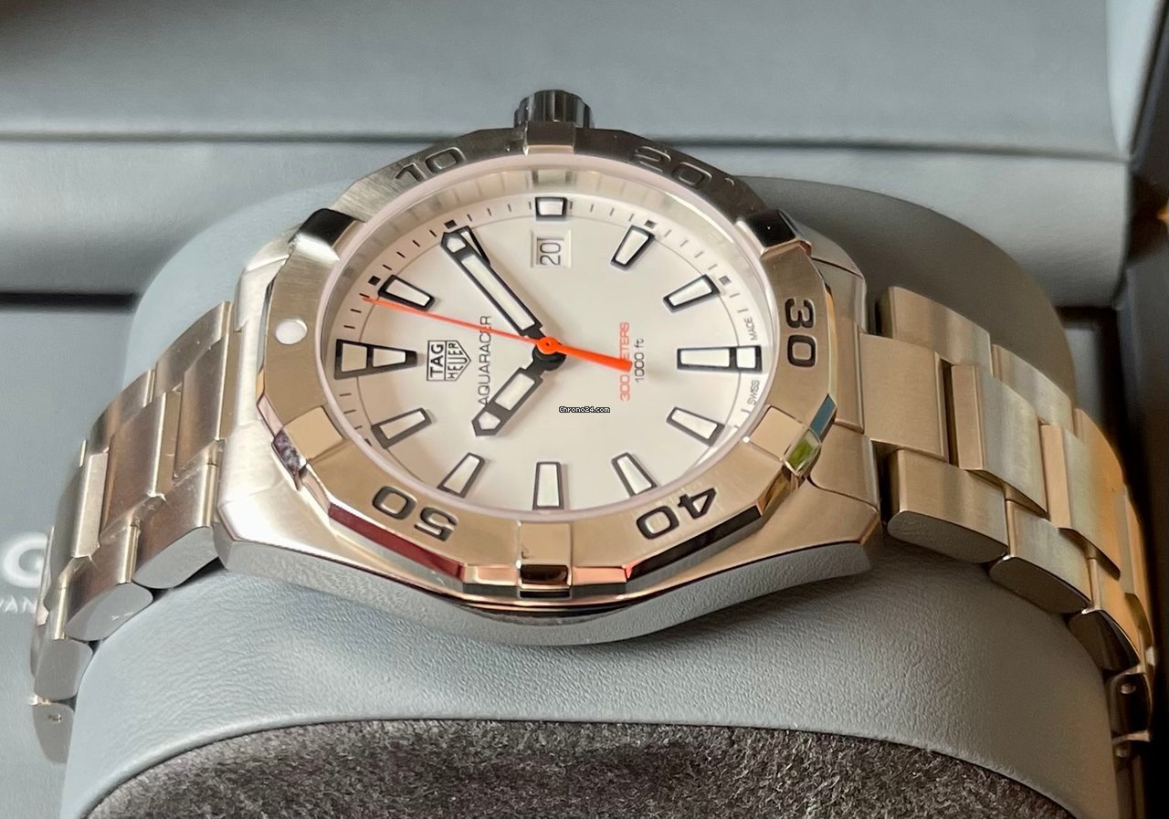 Tag Heuer Aquaracer White Dial Watch for Men - WBD1111.BA0928