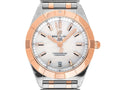 Breitling Chronomat B02 18K Red Gold White Dial Two Tone Steel Strap Watch for Men - U77310101A2U1