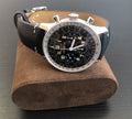 Breitling Navitimer Ref. 806 1959 Re-Edition Black Dial Brown Leather Strap Watch for Men - AB0910371B1X1