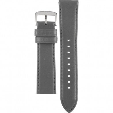 Emporio Armani Classic Quartz Grey Dial Grey Leather Strap Watch For Men - AR1730
