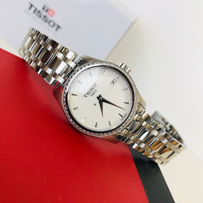 Tissot T Trend Couturier Lady White Dial Watch For Women - T035.210.61.011.00