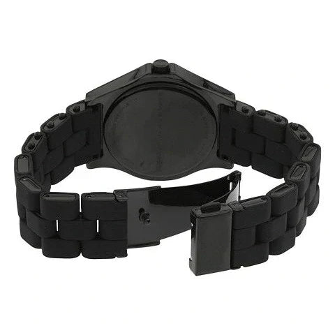 Marc Jacobs Pelly Black Dial Black Silicone Strap Watch for Women - MBM2530