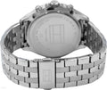 Tommy Hilfiger West Quartz Black Dial Silver Steel Strap Watch For Men - 1791707