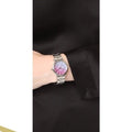 Marc Jacobs Roxy Pink Dial Silver Steel Strap Watch for Women - MJ3552