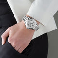 Michael Kors Bradshaw  Chronograph Silver Dial Silver Steel Strap Watch for Women - MK6174