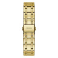 Guess Crystalline Diamonds Gold Dial Gold Steel Strap Watch for Women - GW0114L2