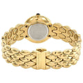 Versace V-Flare Quartz Silver Dial Gold Steel Strap Watch for Women - VEBN00718