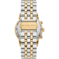 Michael Kors Hutton Chronograph Black Dial Two Tone Steel Strap Watch For Men - MK8954