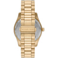 Michael Kors Lexington Quartz Gold Dial Gold Steel Strap Watch For Men - MK8947