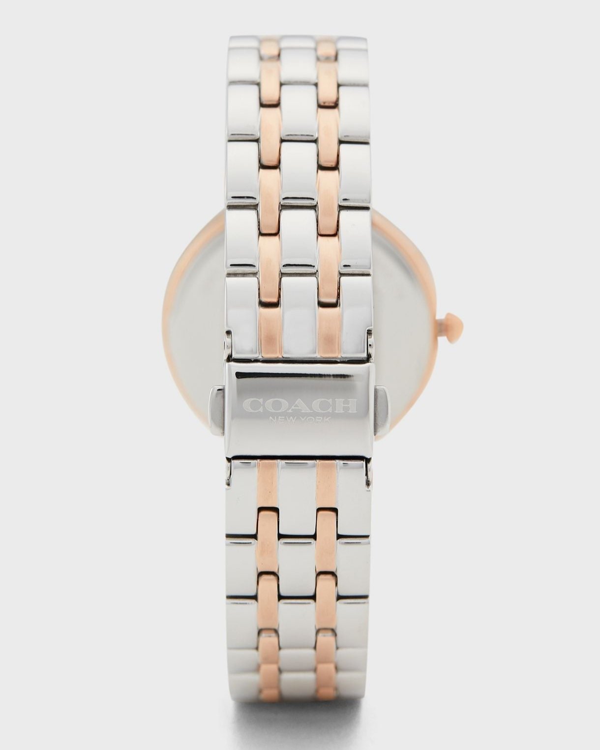 Coach Park Silver Dial Two Tone Steel Strap Watch for Women - 14503644