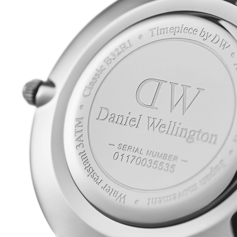 Daniel Wellington Petite Sterling White Dial Silver Mesh Bracelet Watch For Women - DW00100164