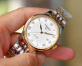 Tissot T Classic Le Locle Powermatic 80 Silver Dial Two Tone Steel Strap Watch For Men - T0064072203301