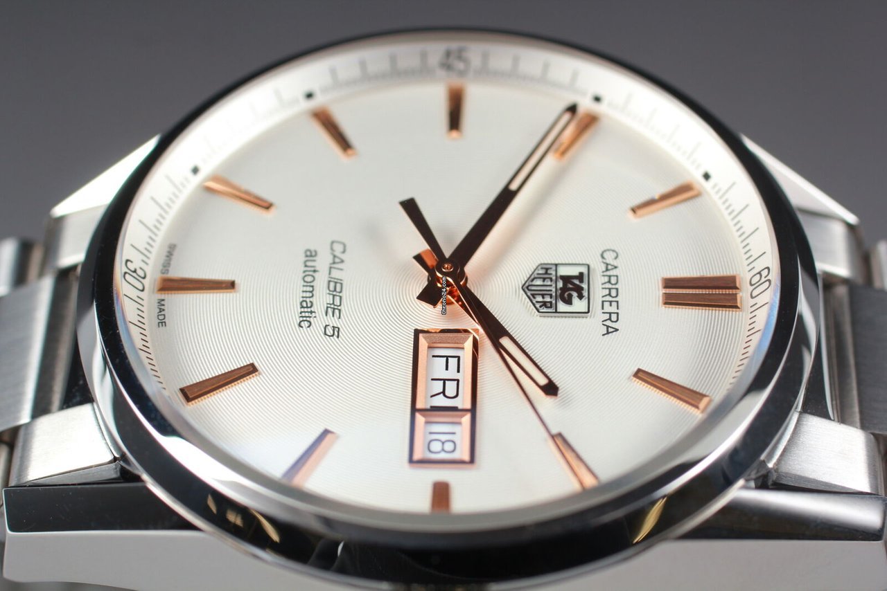 Tag Heuer Carrera White Dial Watch for Men - WAR201D.BA0723