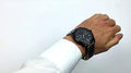 Tommy Hilfiger Sneaker Quartz Black Dial Two Tone Steel Strap Watch for Men - 1791619