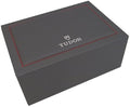 Tudor Style Automatic Black Dial Two Tone Steel Strap Watch for Men - M12713-0005
