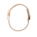 Calvin Klein Minimal White Dial Rose Gold Mesh Bracelet Watch for Women - K3M23626