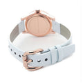 Marc Jacobs Blade White Dial White Leather Strap Watch for Women - MBM1179