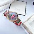 Gucci G Timeless Quartz Brown Dial Brown Leather Strap Watch For Men - YA1264158
