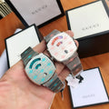Gucci Grip Quartz Silver Dial Silver Steel Strap Watch For Women - YA157437
