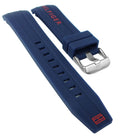 Tommy Hilfiger Nolan Chronograph Blue Dial Blue Rubber Strap Watch for Men - 1791142